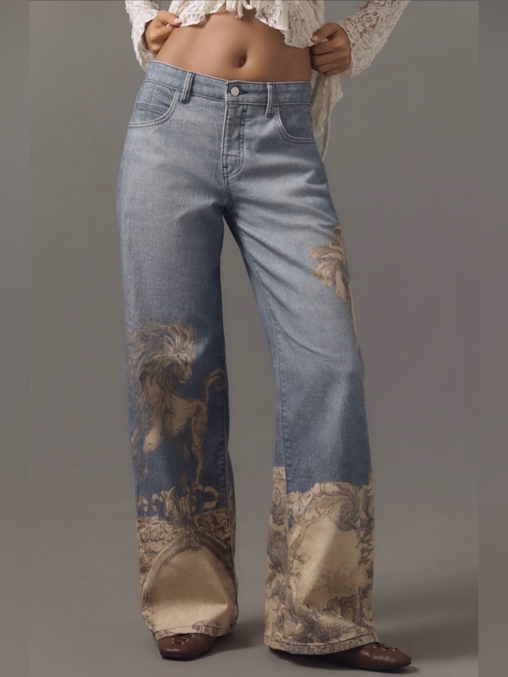 Anthropologie Pilcro Low-Rise Wide-Leg Jeans - Picture 3 of 12